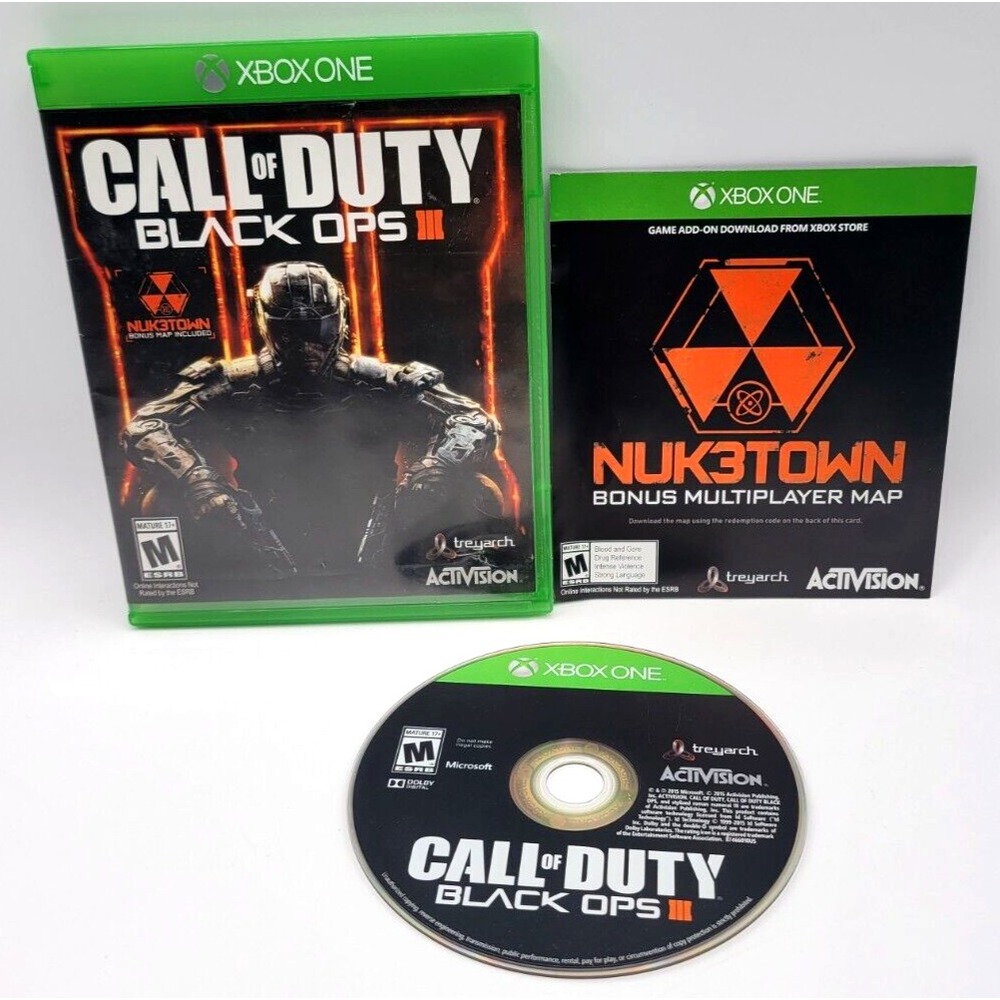 CALL OF DUTY BLACK OPS III XBOX One Game CIB Complete In Box
